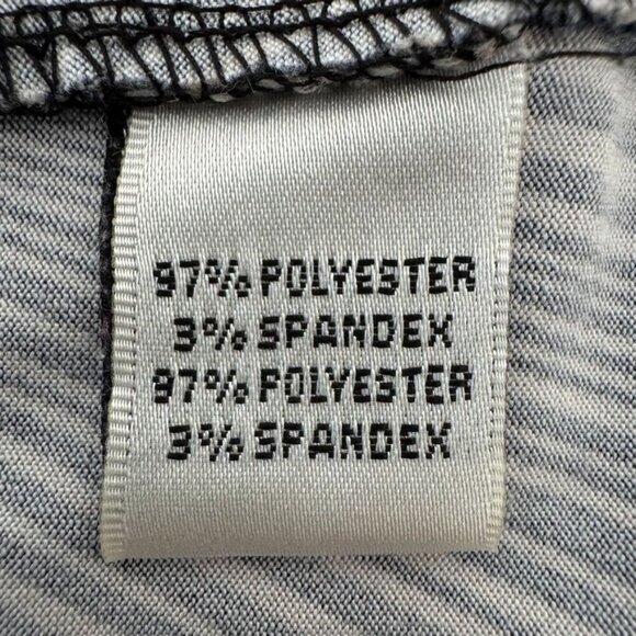 Sport Haley Black Tan Sun Protection Zip Collar Polo Long Sleeve Golf Shirt - Picture 7 of 8